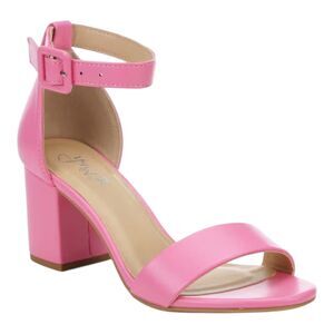 Y-Not Cake Heeled Sandals Shoes Buckle Ankle Strap High Heels Women's Size 10